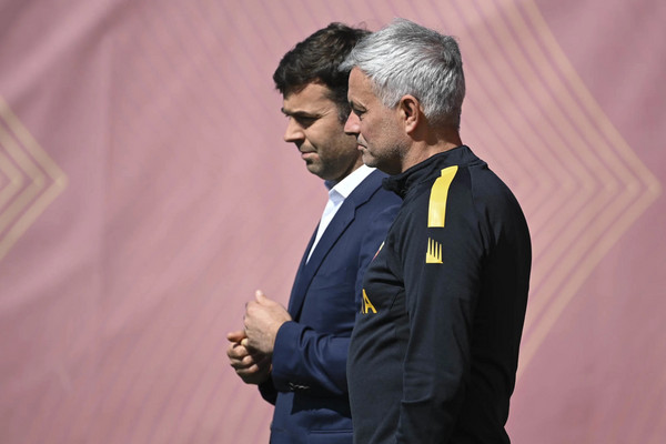 mourinho e pinto trigoria