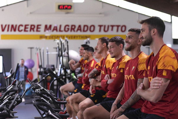 pellegrini e belotti palestra trigoria