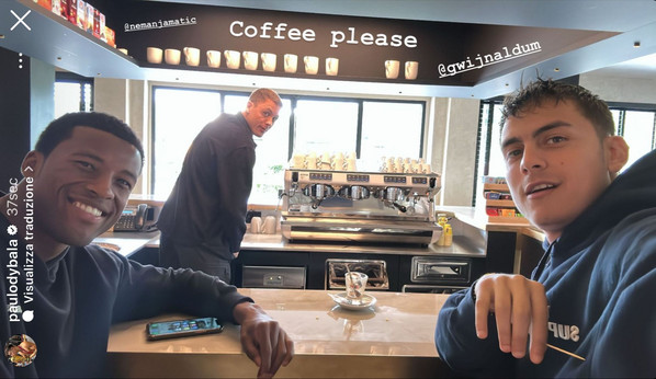 dybala wijnaldum matic caffè