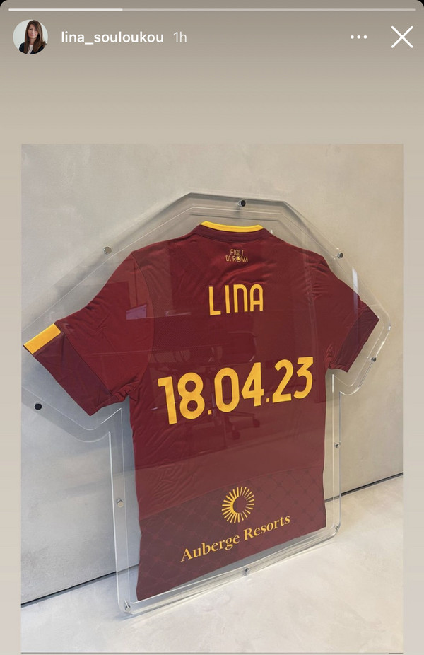 lina souloukou instagram maglia