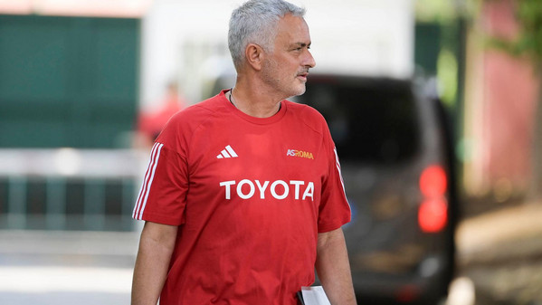 mourinho allenamento trigoria