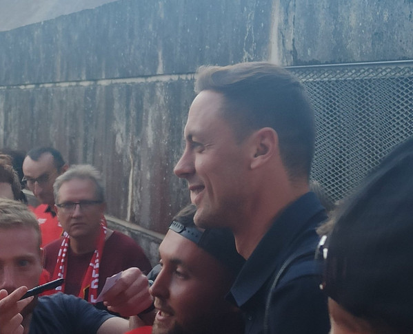 matic arrivo rennes foto tifoso