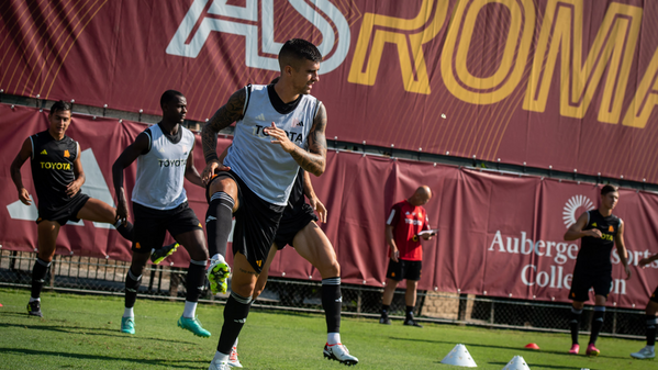 trigoria allenamento 24 08