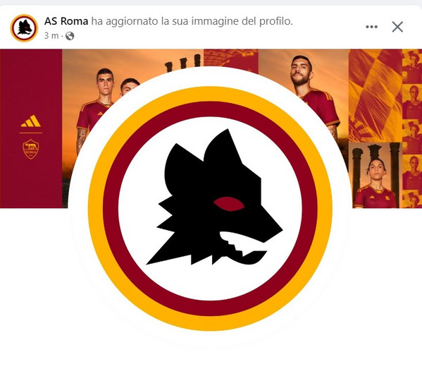 as roma immagine profilo social