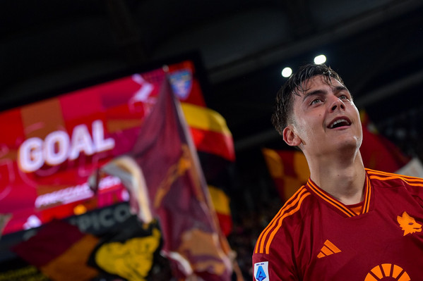 dybala esultanza roma lecce