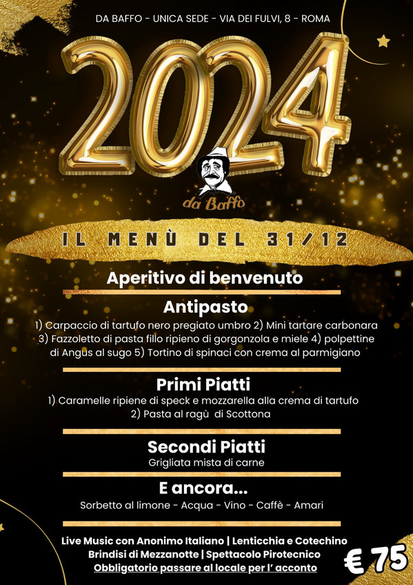 menù capodanno da baffo