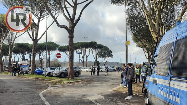 trigoria esterno polizia