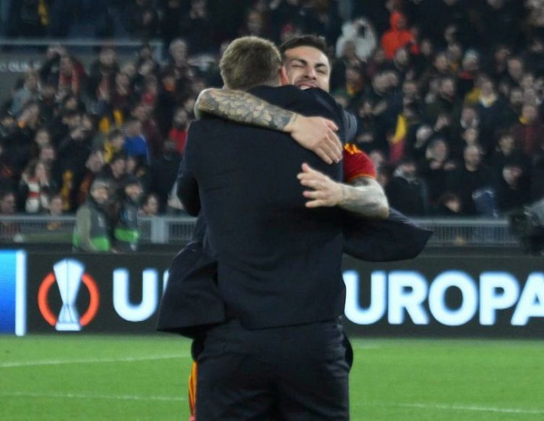 de rossi e paredes roma feyenoord