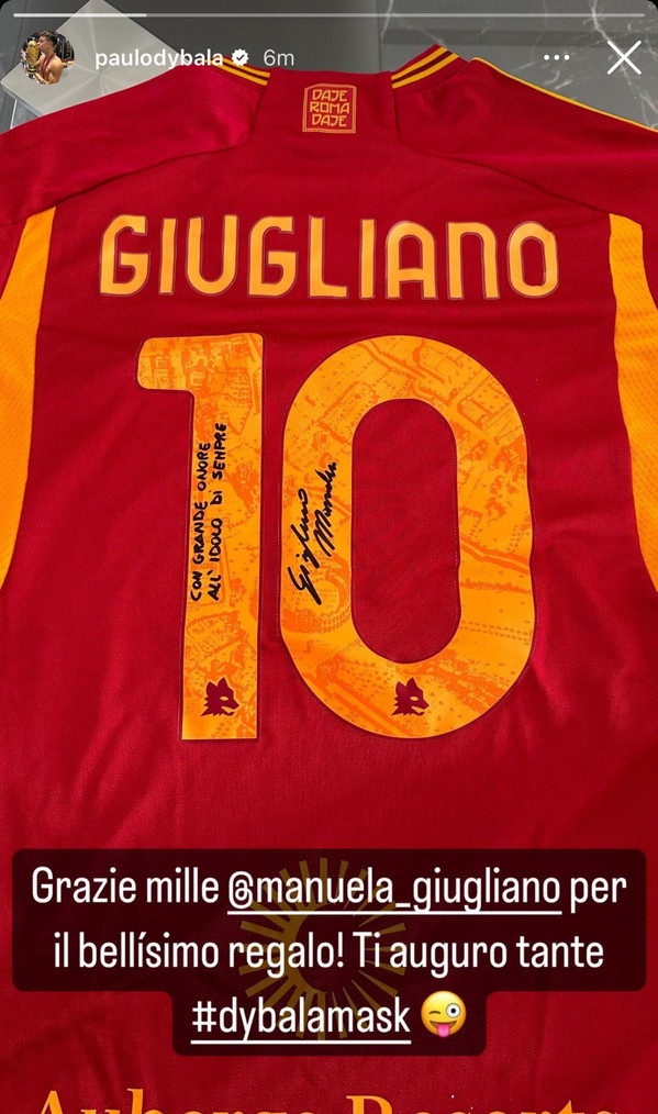 giugliano maglia dybala