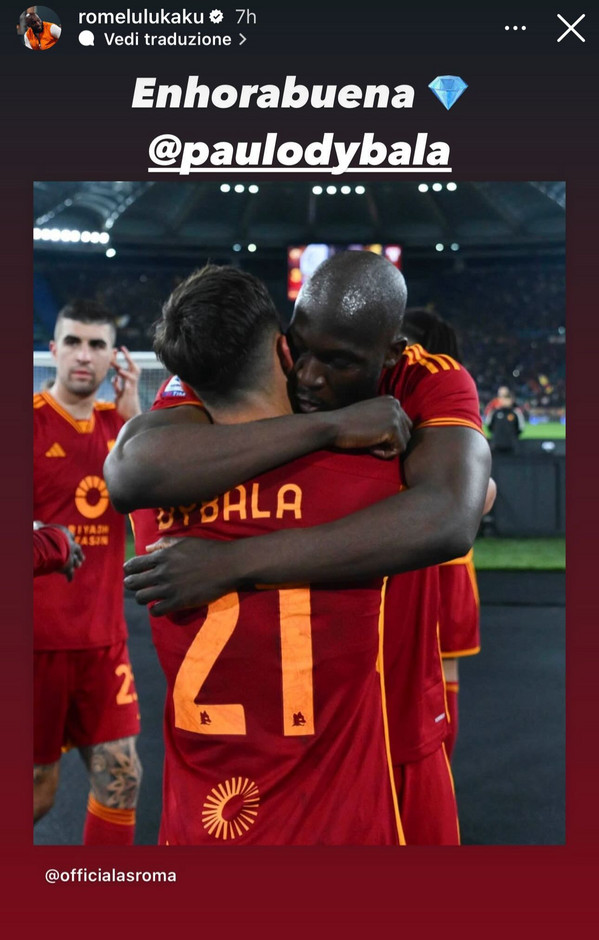 instagram lukaku roma-torino dybala