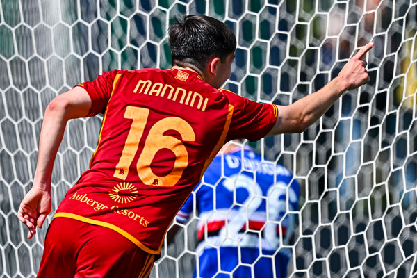 mannini gol sampdoria roma primavera