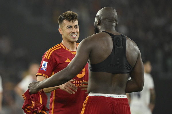 lukaku e el shaarawy roma genoa