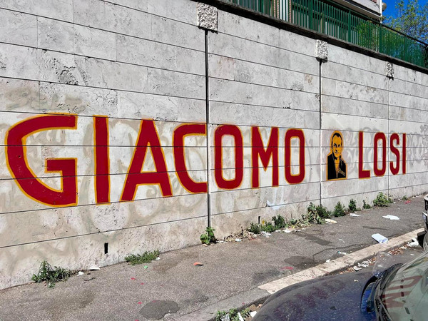 murale giacomo losi piazza giovenale