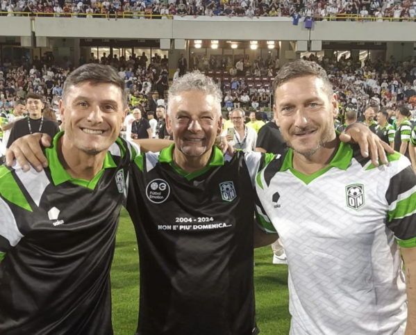 totti con zanetti e baggio ig