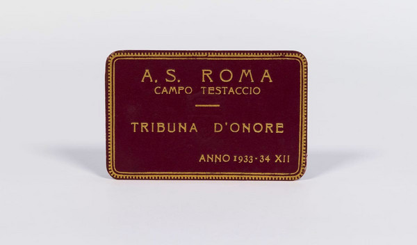 roma abbonamento campo testaccio 1933-34