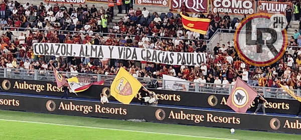 striscione dybala roma empoli