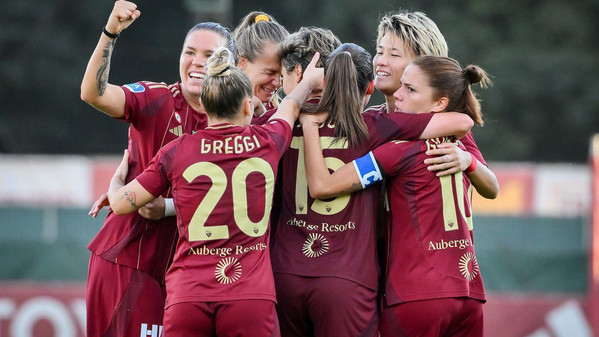 roma milan femminile esultanza