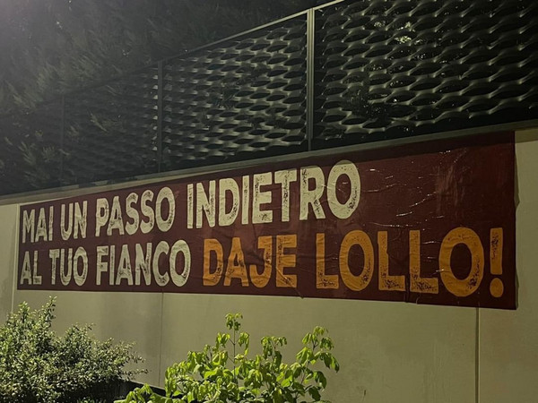 striscione pellegrini