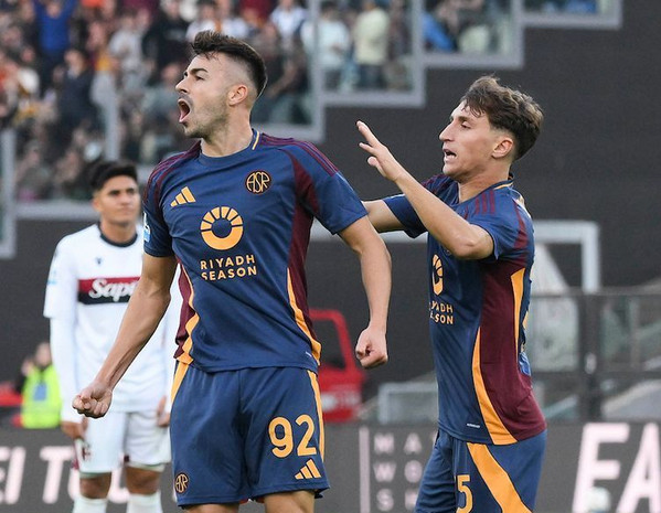 el shaarawy baldanzi roma bologna