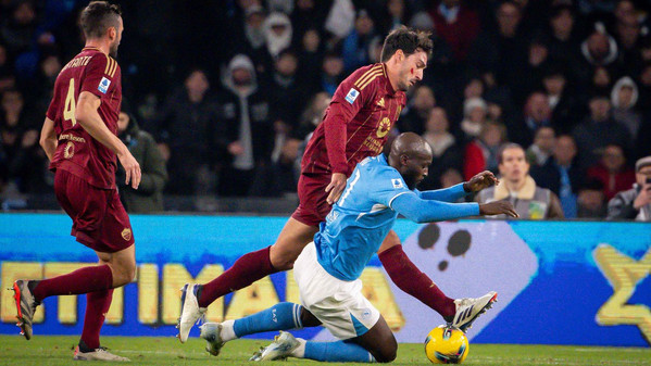 hummels e lukaku napoli roma