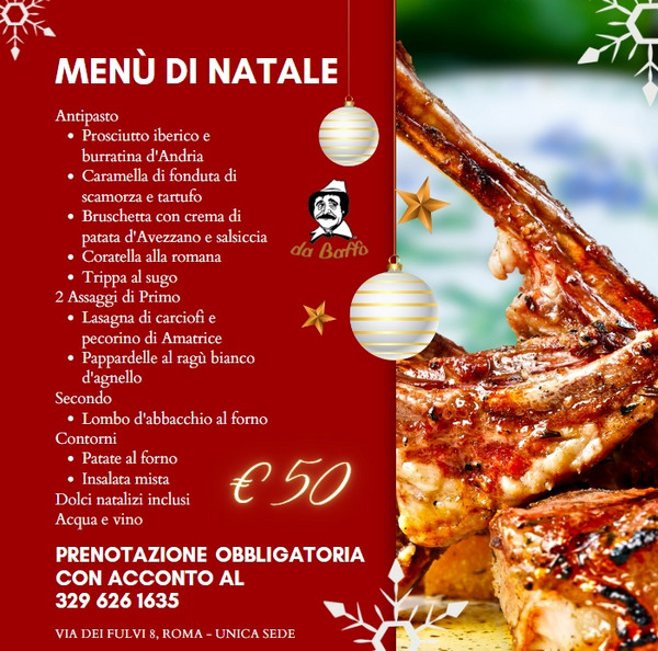 baffo menu natale