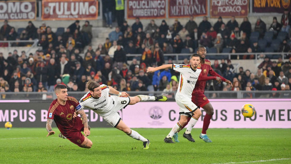 mancini gol roma lecce