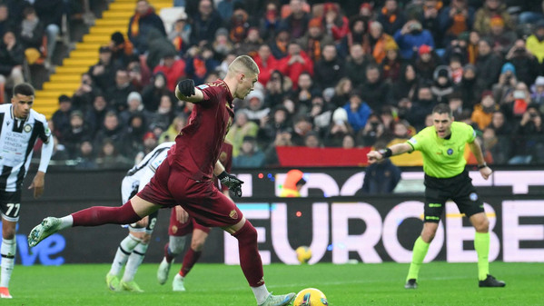 dovbyk rigore udinese roma