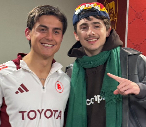 dybala chalamet roma-genoa