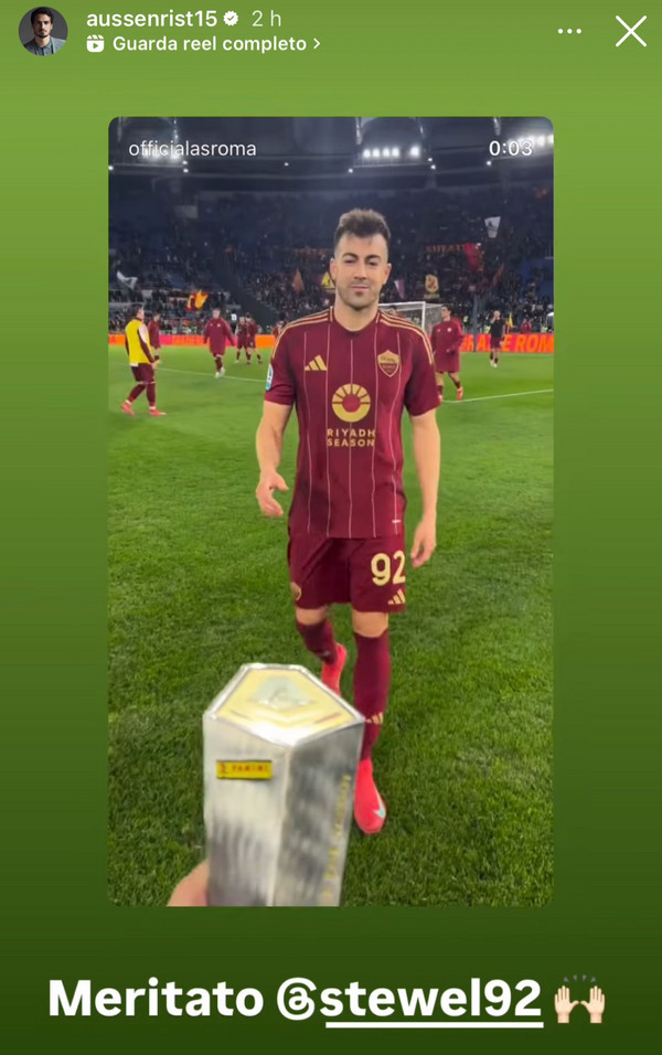 instagram hummels el shaarawy roma-genoa