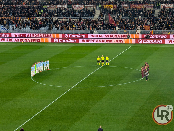 roma-lazio minuto silenzio agroppi