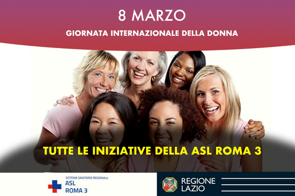 8 marzo giornata donna asl roma