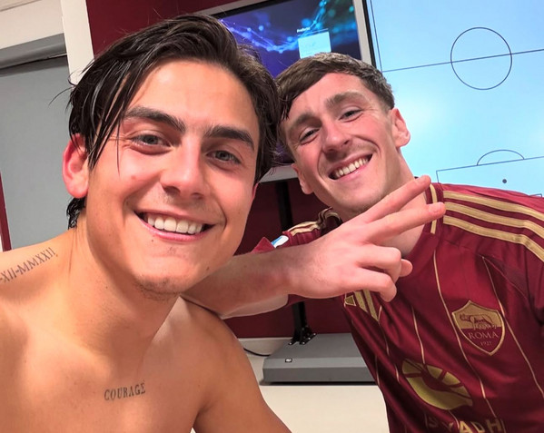 instagram dybala saelemaekers roma-como