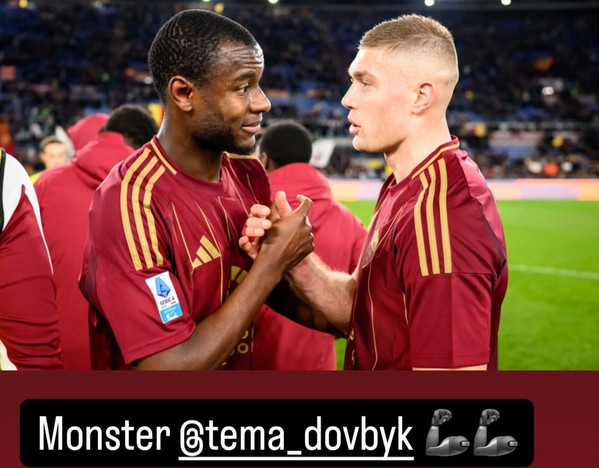 instagram ndicka dovbyk roma-como