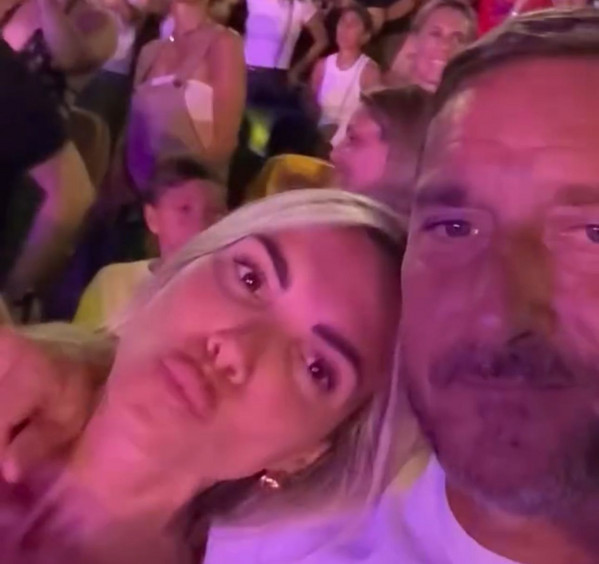 totti noemi bocchi concerto vasco rossi
