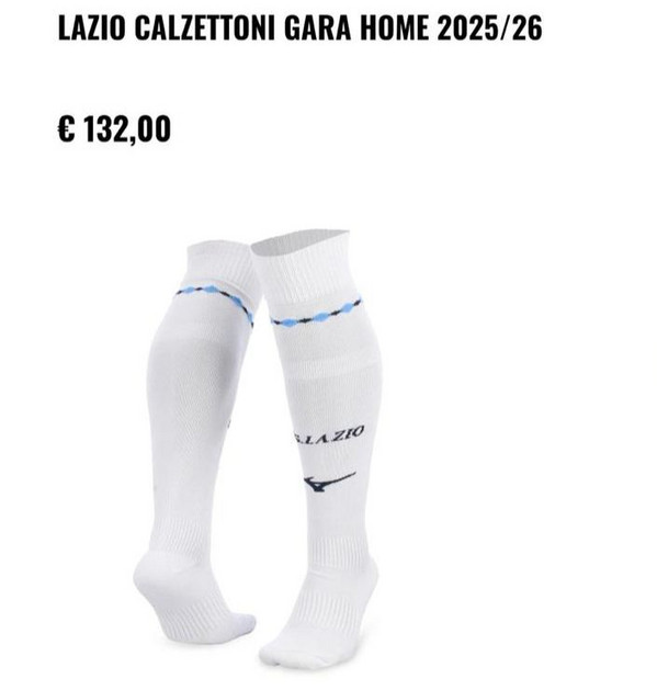 calzettoni lazio home 2025-26