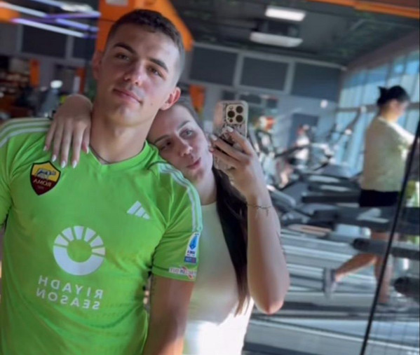 krstovic maglia roma allenamento