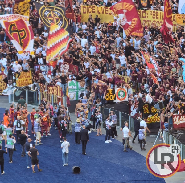 festa roma curva sud derby