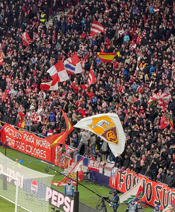 bandiera roma atletico