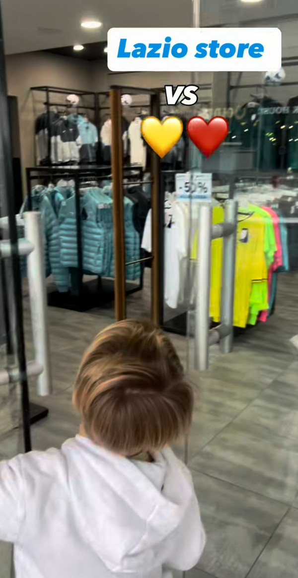 bambino tifoso roma lazio store