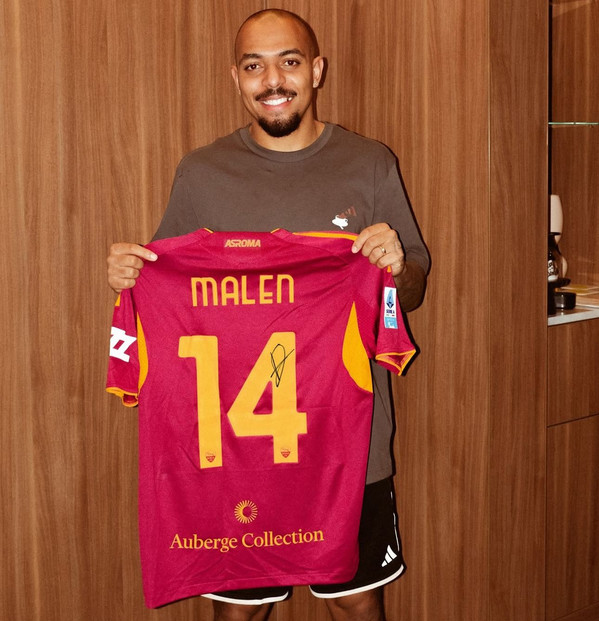 malen maglia roma firmata