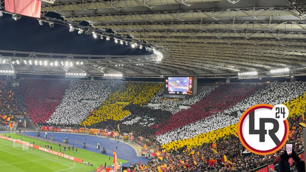 europa league roma-bologna coreografia curva sud