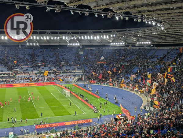 roma-lecce squadra stadio olimpico