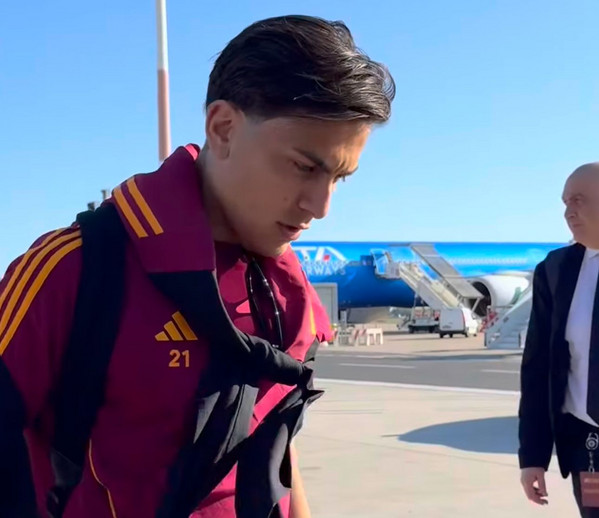 dybala aereo bologna-roma