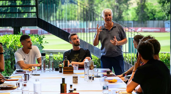 trigoria squadra gasperini colazione